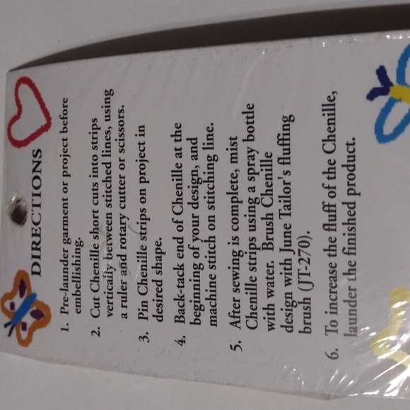 2/$15 Yellow Chenille Shortcuts June Tailor JT276WM - Picture 3 of 4